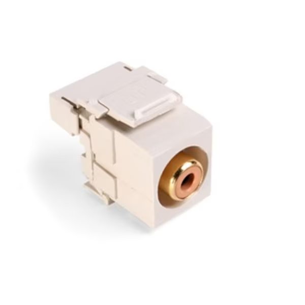 COAXIAL CONNECTORS CONN RCA 110 OR/LA, Leviton, Mfr#: 40735-ROT